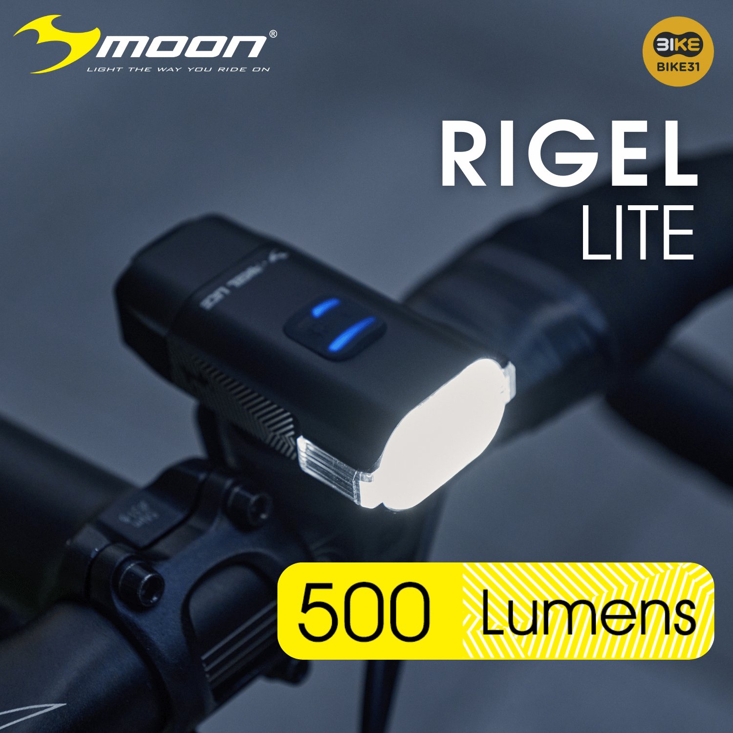 Moon Rigel Lite 500 Lumens Bicycle Light