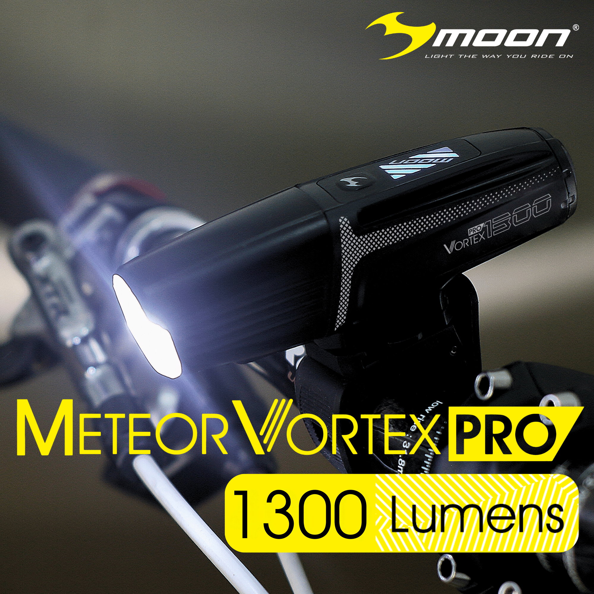Vortex Moon Helmet Mount Moon Meteor Vortex Pro 1300 Lumens