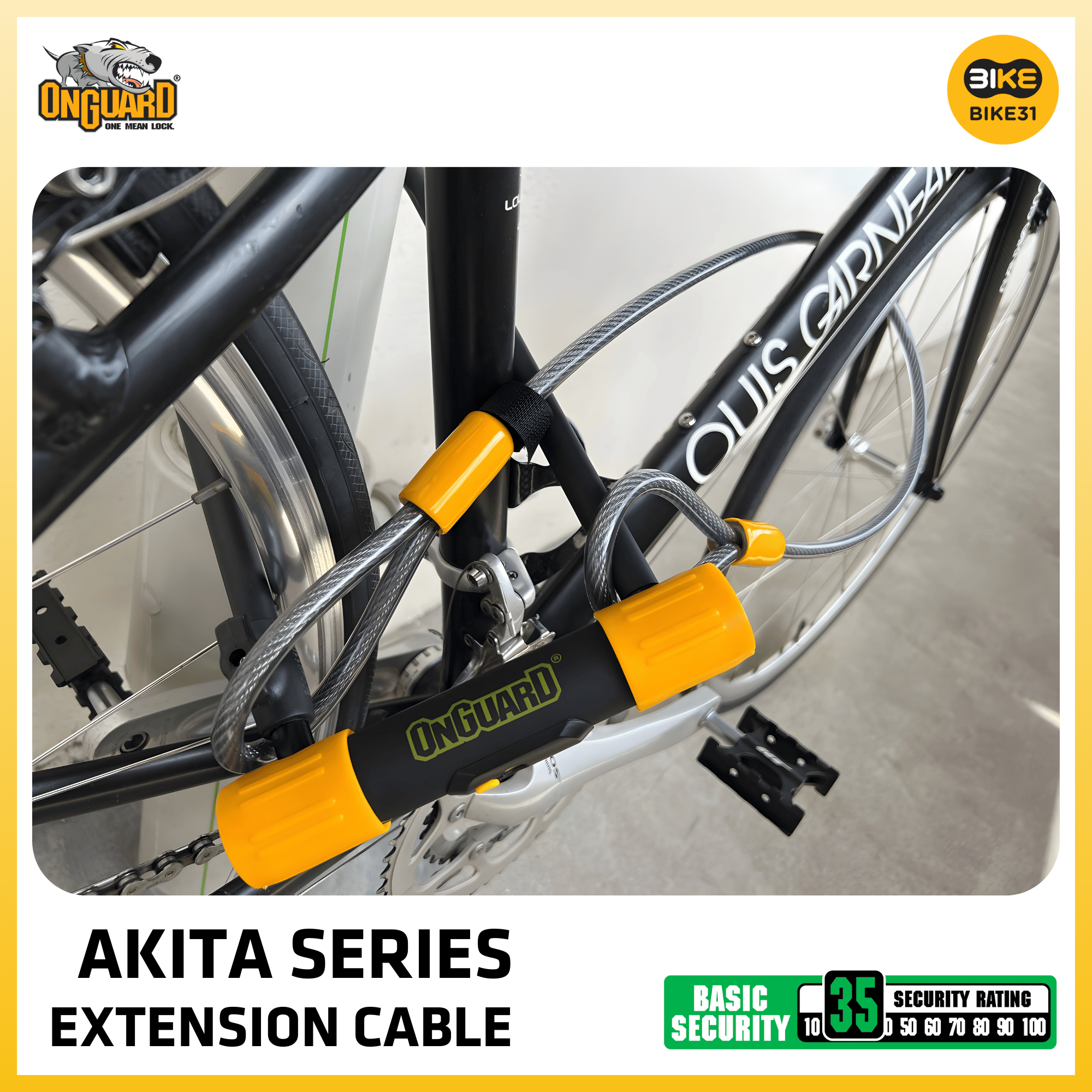 Candado Espiral Con Clave AKITA 185cm X 12mm - Foto 6