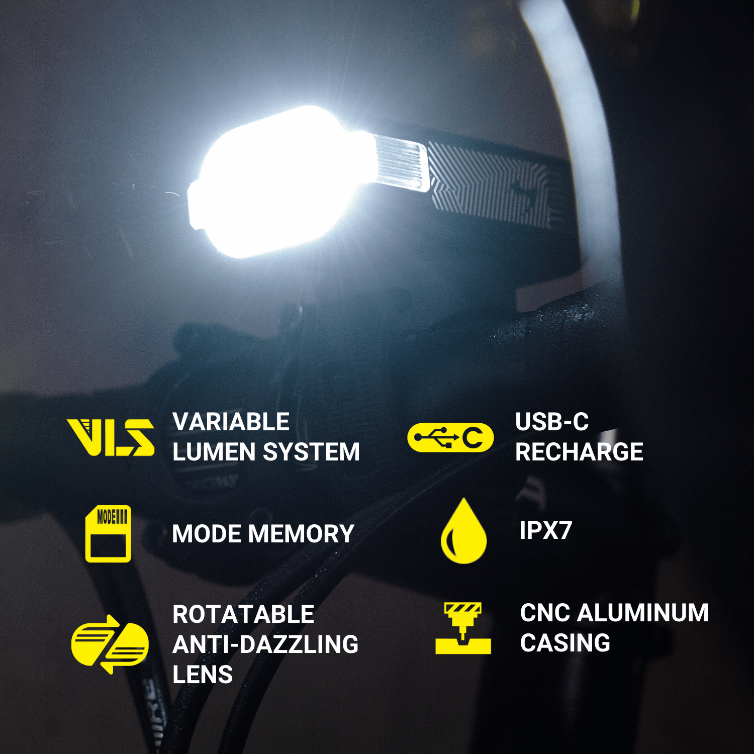 Moon Rigel Moon Rigel Lite 500 Lumens Bicycle Light