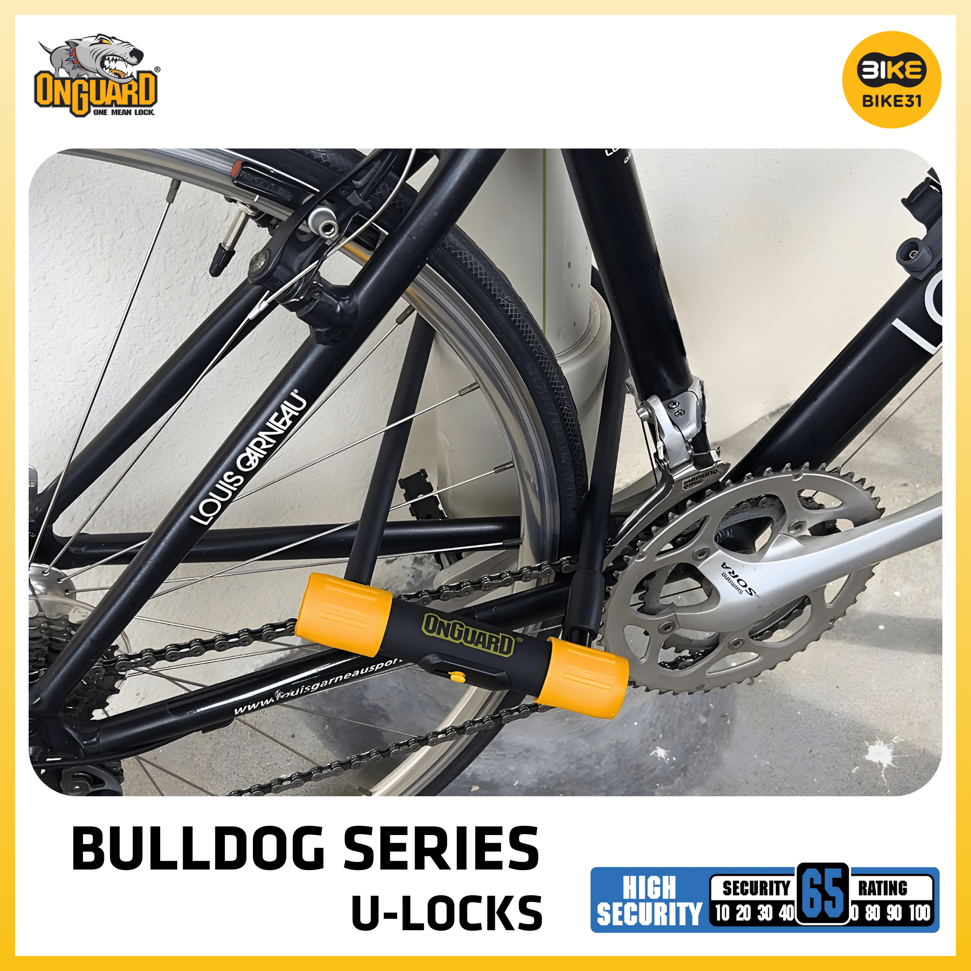 OnGuard Bulldog Series U Locks BIKE31