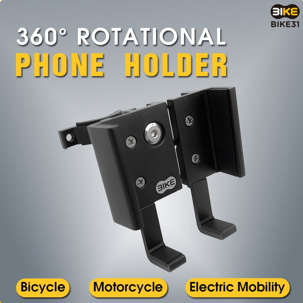 BIKE31 Aluminum Phone Holder III - 360° Rotatable