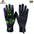 Darevie Cycling Gloves / Touch Screen / Full Finger / Neon Yellow / Black Red / Black Green / Blue / Size S - 2XL